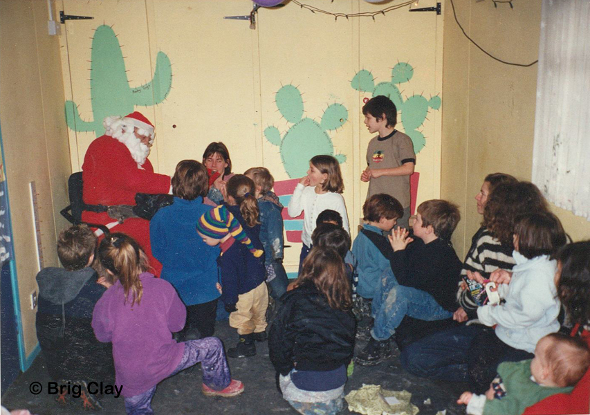 Children Creche with Father Christmas ACC 14063_076a