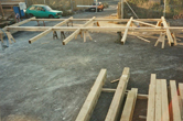 Building the frames in January 1998