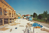 View alond the front of the houses in May 1998