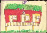 Childs drawing from an exhibition Summer 2000
