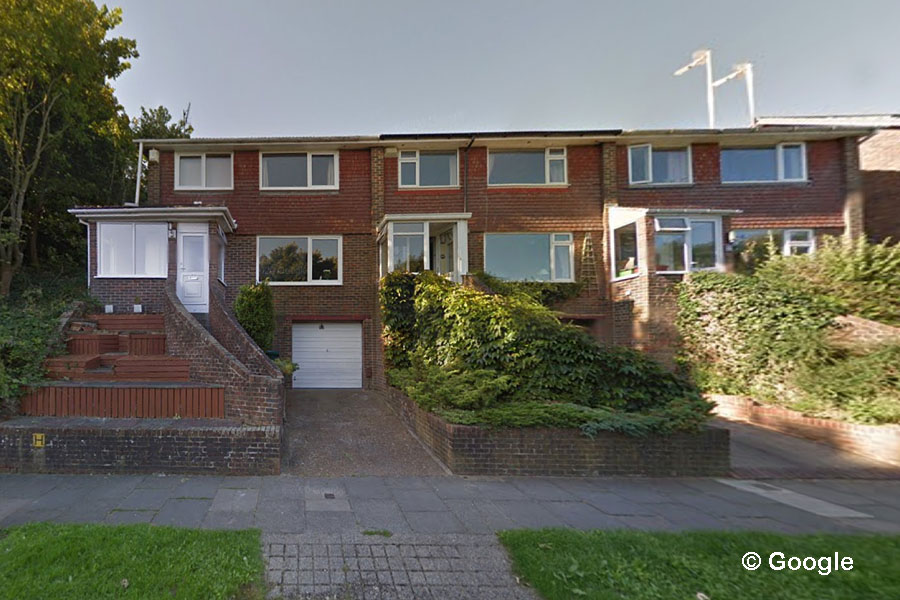 2012-09 Willingdon Road block of 3 terraced house