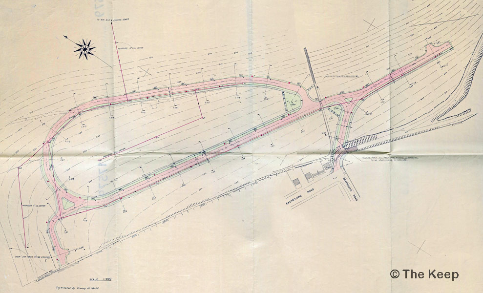 Road Layout Moulsecoomb Allotments