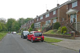 Houses in Willingdon Road in April 2020