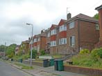 Self Build Houses in Eggington Road in May 2020