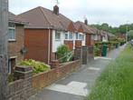 Self Build Houses in Eggington Road in May 2020