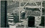 Garage Construction at 10 Lucraft Road c1958