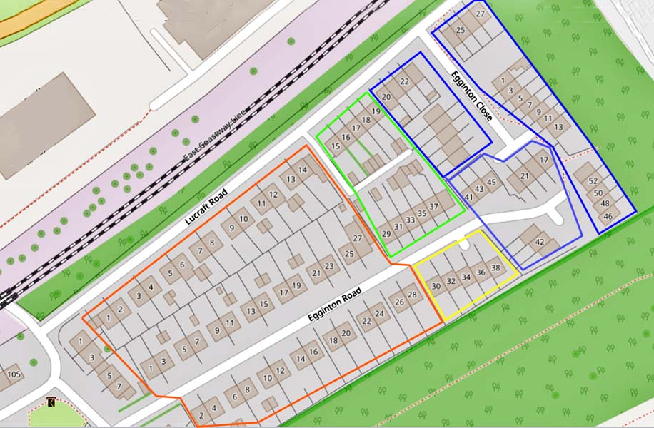 Lucraft and Eggington Road extensions