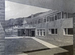 View of the front elevation from the south east 1953.