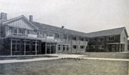 View of the front elevation from the south west 1953