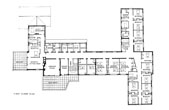 First Floor Plan for Partridge House from The Builder in 1953