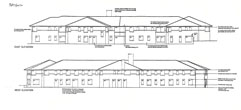 Partridge House East and West Elevations dated 1997