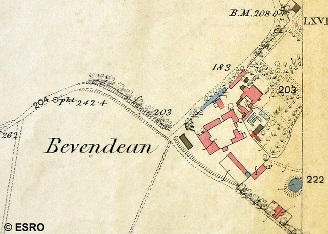 1873 OS Map Bevendean