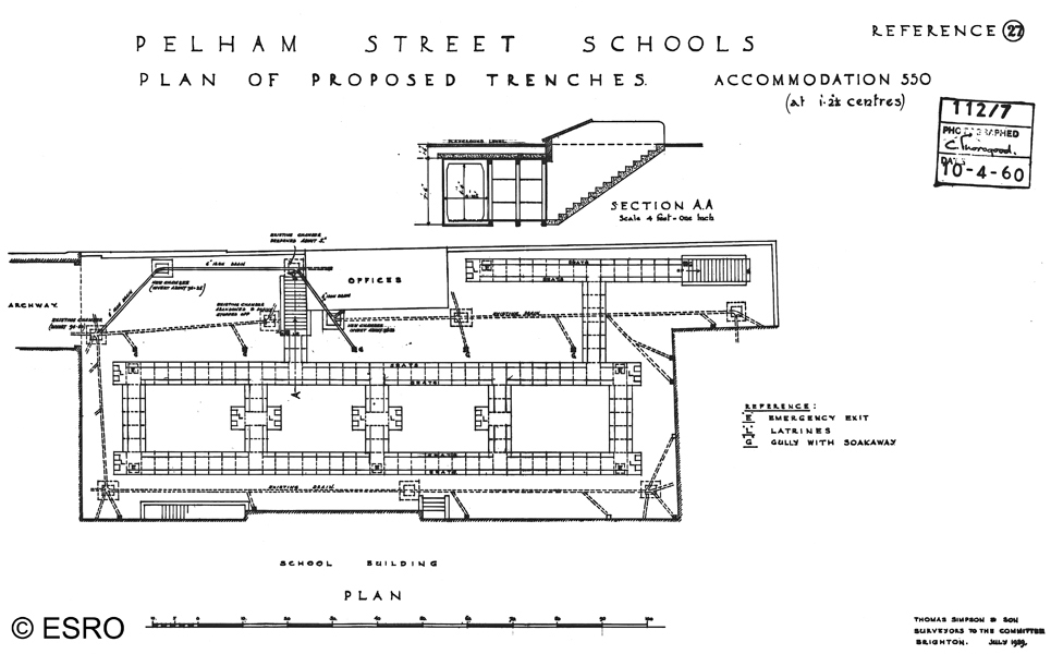 ARP Trench Plan Pelham Street Schools