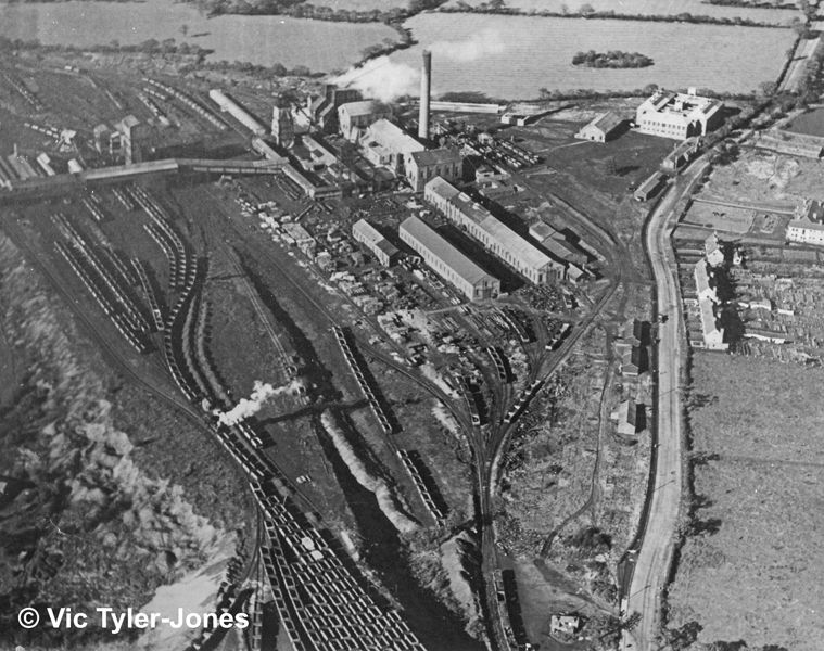 Llay Mine Aerial View c1955