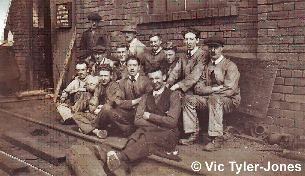 Llay Mine Workshop Workers in 1927