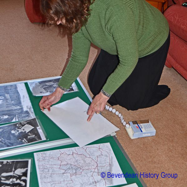 Setting out the display boards