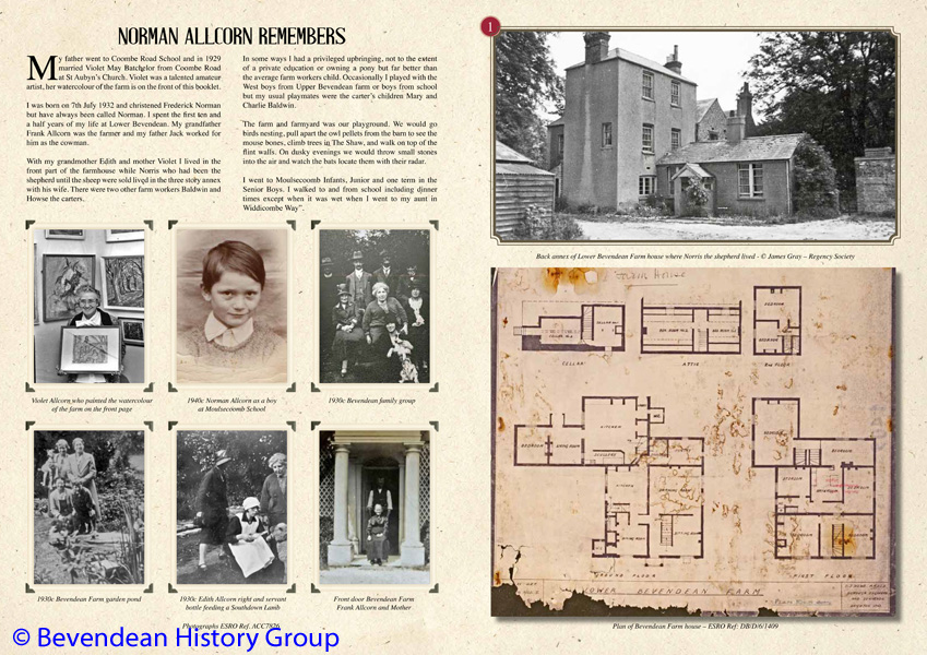 Page from Bevendean History Booklet