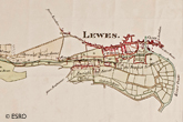 1825 Proposed Canal Brighton to Lewes via Bevendean