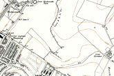 1912 Map showing Bevendean Farm