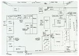 1940c Bevendean Farm Plan drawn by Norman Allcorn