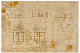 1942 Plan of Farm Cottage Nos. 3 & 4