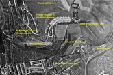 1946-10-07 Air Photo Prefabs Heathhill Ave - Labelled