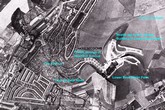 1947 Bevendean Aerial Photo - Labelled