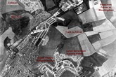 1951-08-01b Aerial Photo Bevendean Estate - Labelled