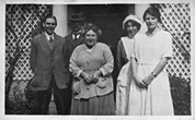1930c Frank & Edith Allcorn with servants