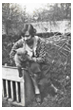 1930s Vi Allcorn with Southdown Lamb
