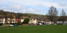 Houses on the east side of The Avenue in 2021