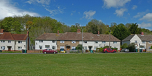 Houses on the east side of The Avenue in 2021