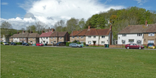Houses on the east side of The Avenue in 2021