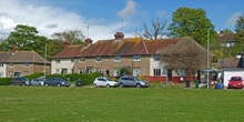 Houses on the east side of The Avenue in 2021