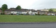 Houses on the west side of The Avenue in 2021