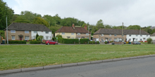 Houses on the west side of The Avenue in 2021