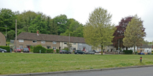 Houses on the west side of The Avenue in 2021