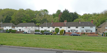 Houses on the west side of The Avenue in 2021