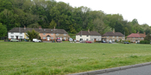 Houses on the west side of The Avenue in 2021