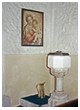 1960s Barn Church Font & Madonna