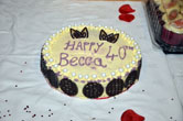 BeCCa Anniversary Party Cake