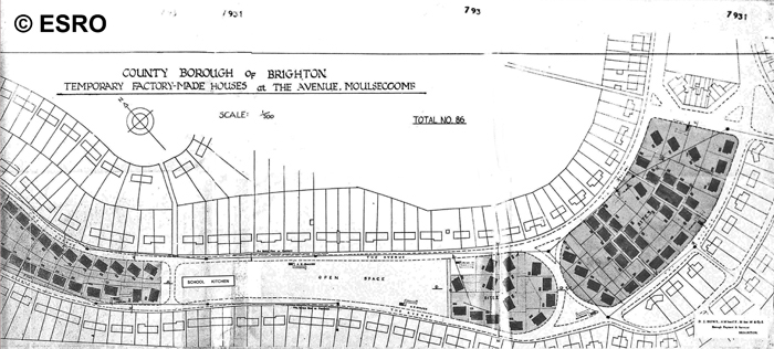 1945c Plan Prefabs in the Avenue