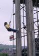1989 Alison Phillips Abseiling at Lower Bevendean