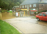 2000 Flooding Leybourne Parade after heavy rain