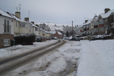 8 January 2010 Snow in Lower Bevendean Avenue