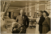 Godfrey Winn visits Bevendean Hospital on 24 May 1969