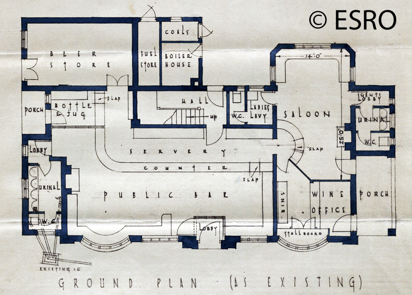 Bevendean Hotel original plan May 1936