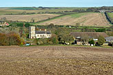 16 November 2013 Falmer Church from new path side of Falmer Road