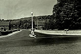 25 July 1956 Coldean Lane Improvements view NW from Lewes road (after)