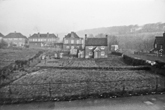 Photograph, probably from the 1950s looking from the Lewes Road towards Coldean Lane and the Hikers Rest with the houses of Park Road in the distance.